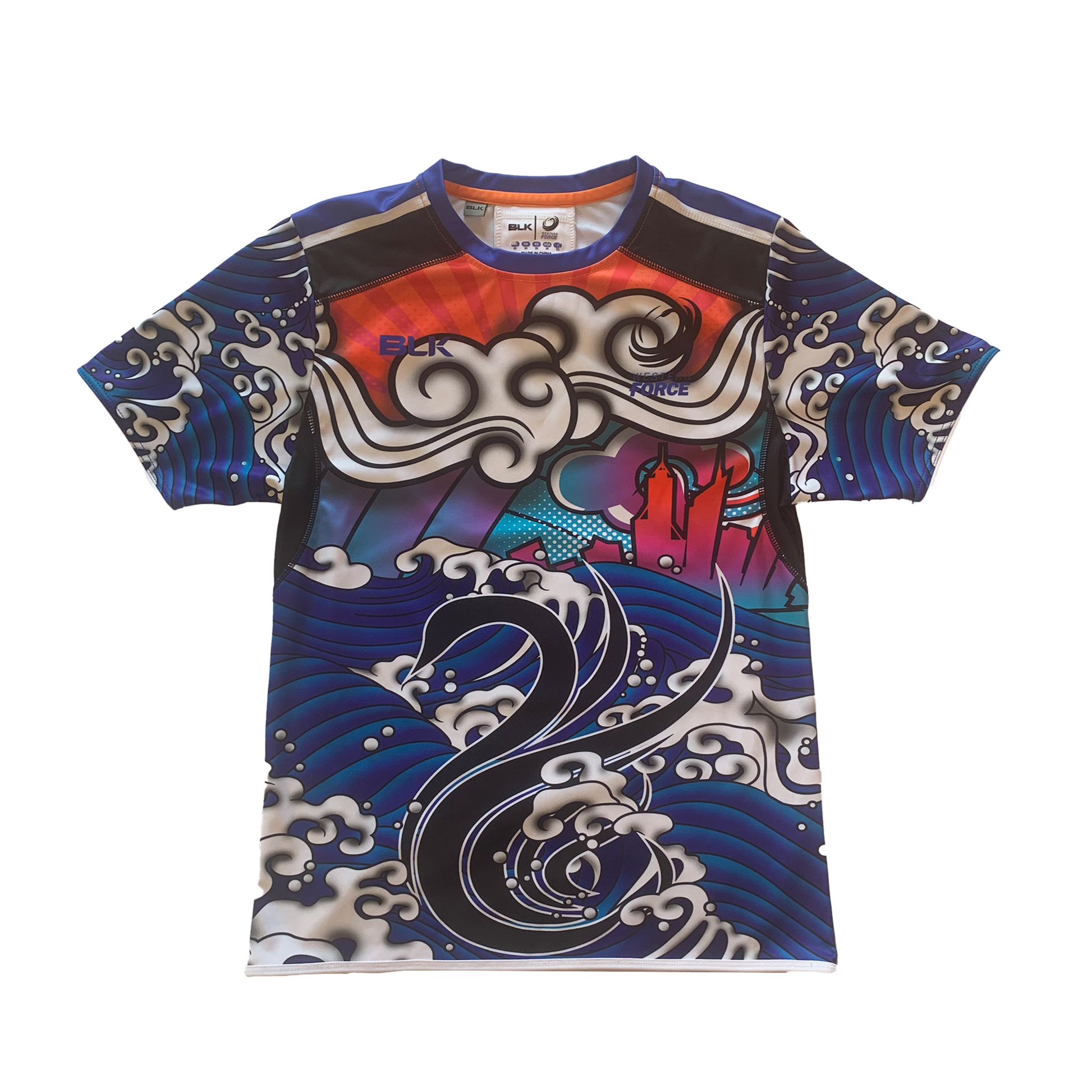 Western Force 2017 BLK Wave